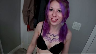 Cute Demon Girl Gets Throat Fucked Hard